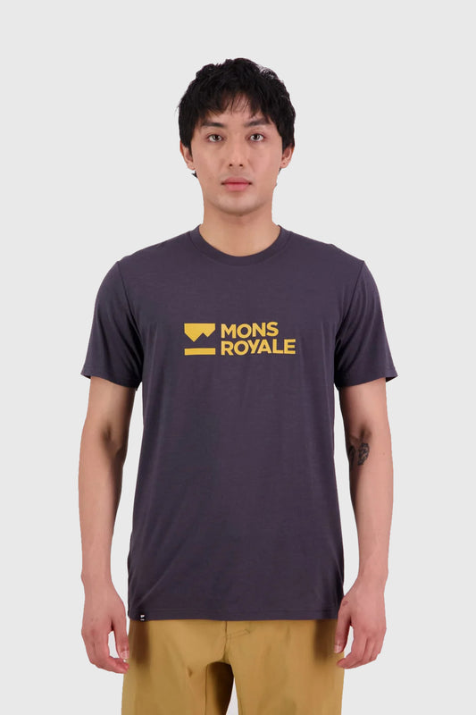 Mons Royale Icon Merino T-Shirt - Shale
