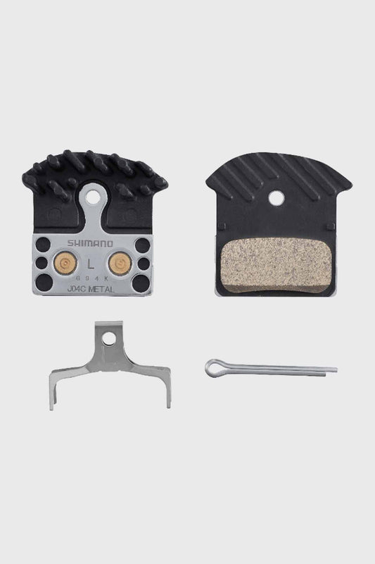 Shimano J04C Metal Brake Pad With Cooling Fin And Spring