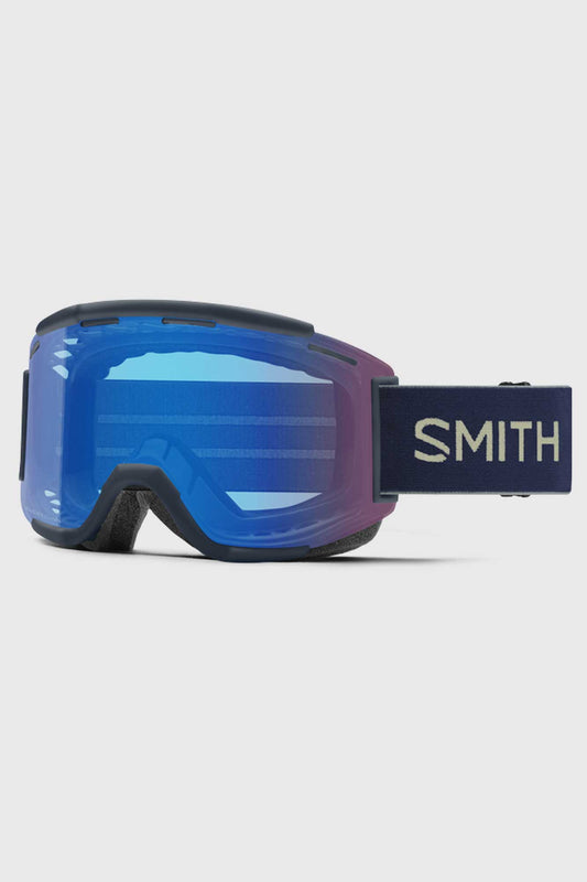 Smith Squad MTB Goggle - Midnight Navy/Sagebrush w/ ChromaPop Rose Flash Lens