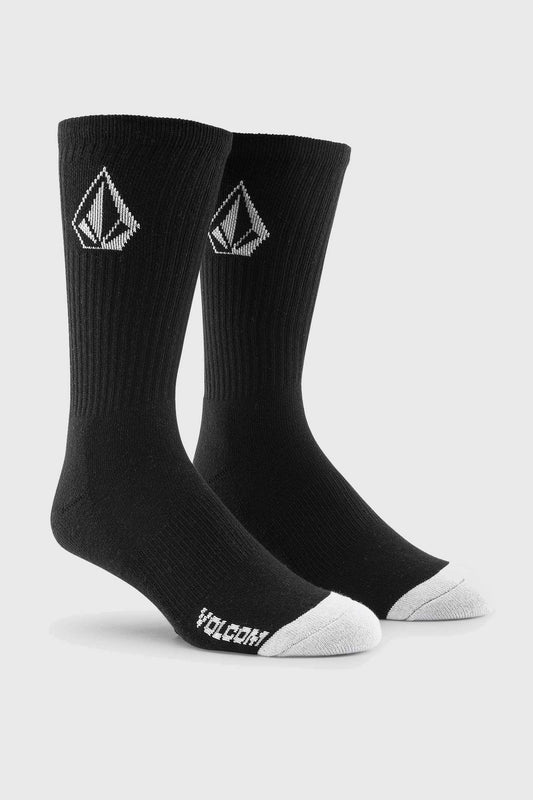 Volcom Full Stone Sock 3 Pack - Black