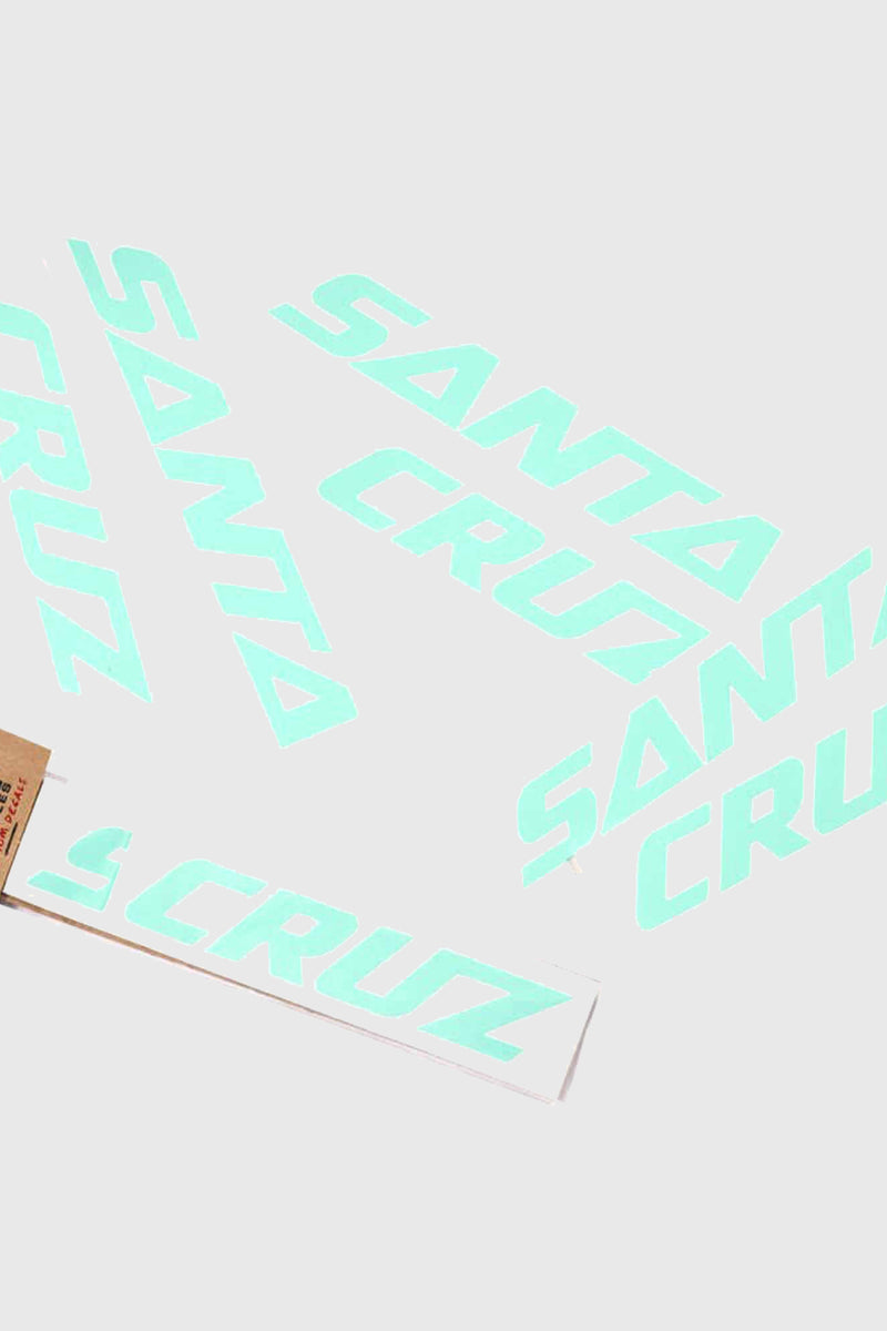 santa cruz bicycles custom downtube decal