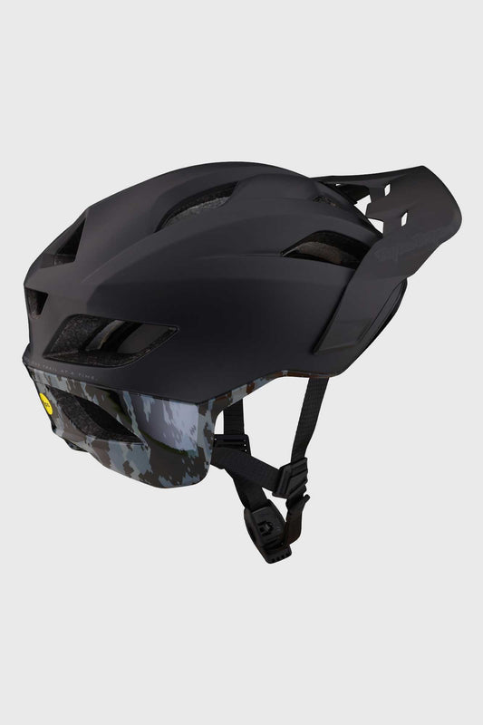 Troy Lee Designs Flowline SE MIPS Helmet - Radian Camo Black/Grey
