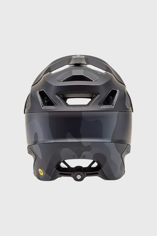 Fox Dropframe Pro Runn Helmet - Black Camo
