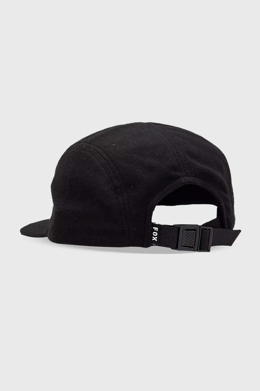 Fox Polar Fleece 5 Panel Hat - Black