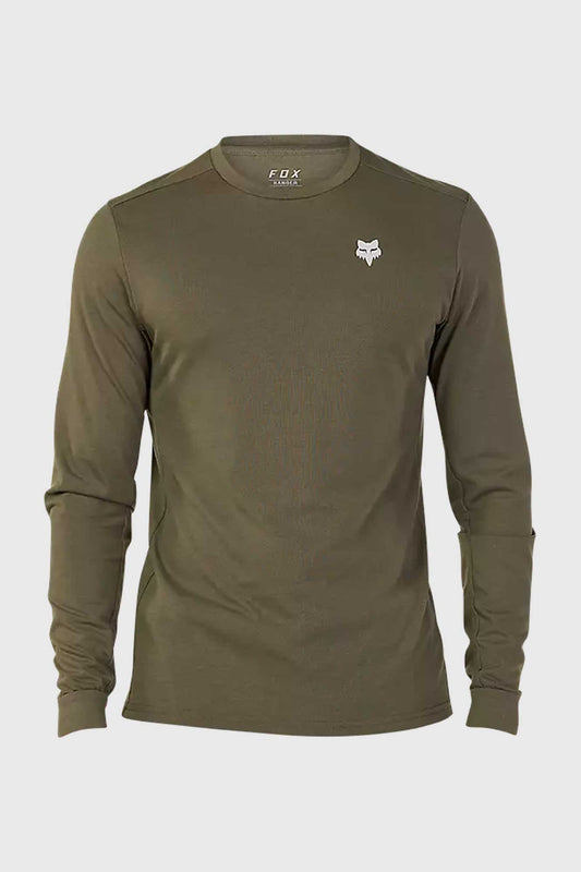 Fox Ranger Tred Drirelease Long Sleeve Jersey - Olive Green