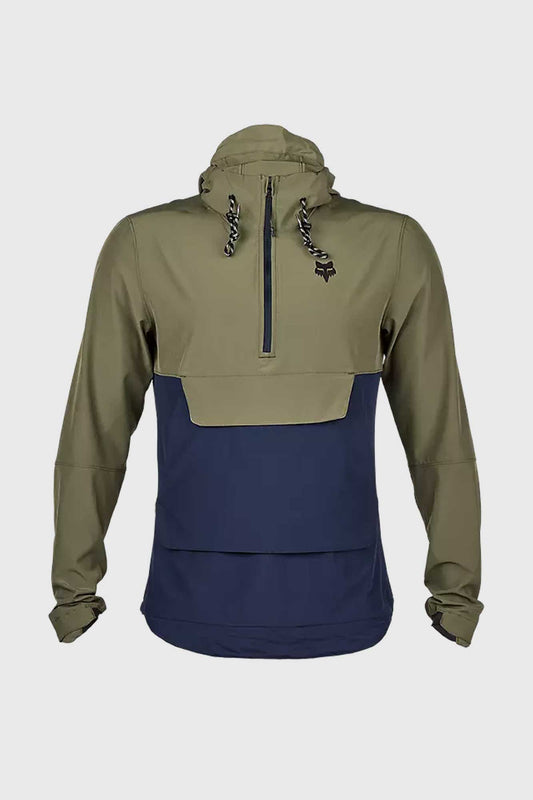 Fox Ranger Wind Pullover - Olive Green