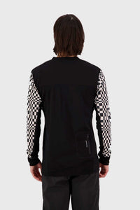 Mons Royale Redwood Enduro VLS Jersey - Checkers/Black