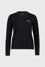 Load image into Gallery viewer, Mons Royale Womens Icon Relaxed Long Sleeve - Black