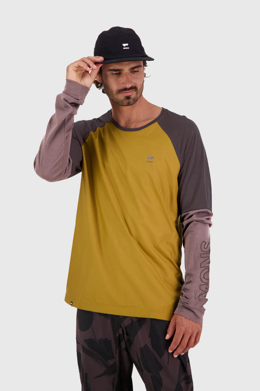 Mons Royale Tarn Merino Shift Wind Jersey - Cumin Dust