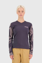 Load image into Gallery viewer, Mons Royale Womens Redwood Enduro VLS Jersey - Shale/Fragments