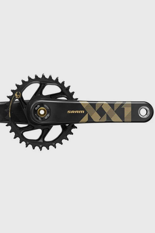 SRAM Crank XX1 Eagle Boost 148 Dub 12s w/Direct Mount 34t X-Sync 2 Chainring (Dub Cups/Bearings Not Included): Gold 175mm