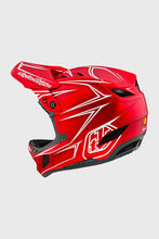 Load image into Gallery viewer, Troy Lee D4 Composite Helmet - Pinned Red