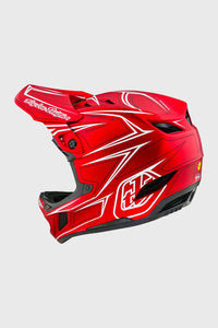 Troy Lee D4 Composite Helmet - Pinned Red