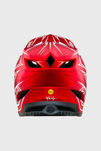 Load image into Gallery viewer, Troy Lee D4 Composite Helmet - Pinned Red