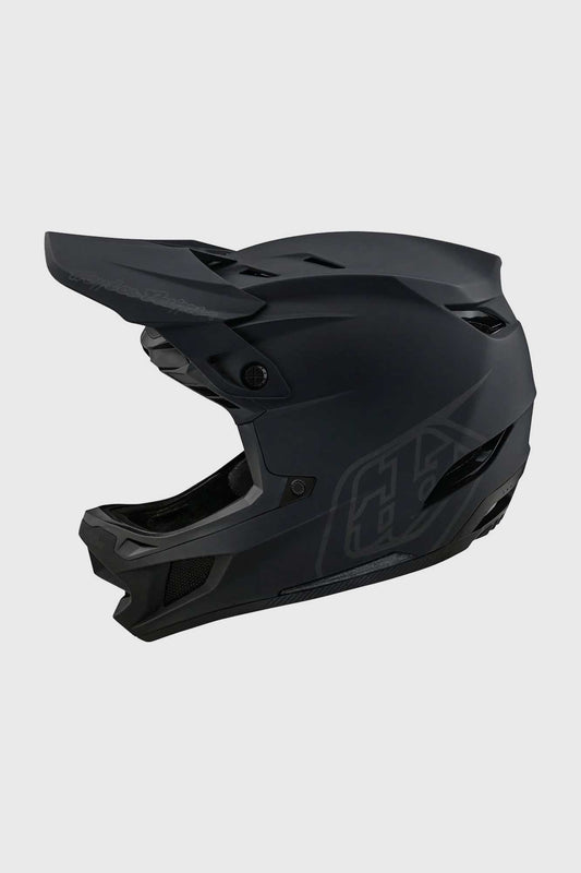 Troy Lee Designs D4 Polyacrylite Helmet - Stealth Black