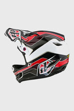 Load image into Gallery viewer, Troy Lee Designs D4 Polyacrylite Helmet - Block Charcoal/Red