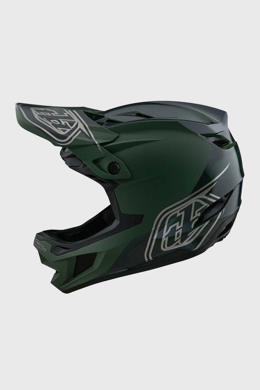 Troy Lee Designs D4 Polyacrylite Helmet - Shadow Olive