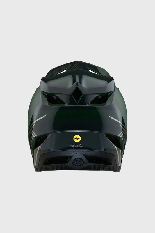 Troy Lee Designs D4 Polyacrylite Helmet - Shadow Olive
