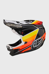 Troy Lee Designs D4 Carbon Helmet - Reverb Black/White