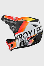 Load image into Gallery viewer, Troy Lee Designs D4 Composite Helmet - Qualifier White / Orange