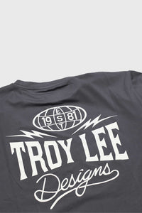 Troy Lee Designs Ruckus LS Ride Tee - Bolts Carbon