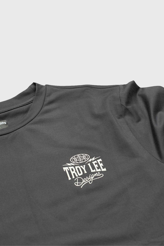 Troy Lee Designs Ruckus LS Ride Tee - Bolts Carbon