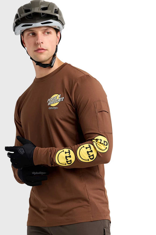 Troy Lee Designs Ruckus Ride LS Tee - Chocolate