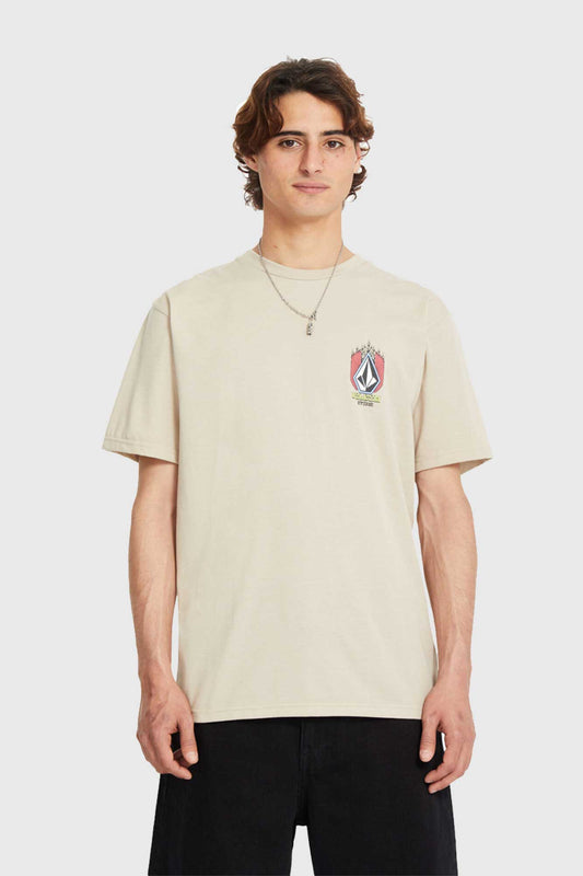 Volcom Draggin Stone Tee - Light Khaki