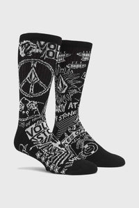 Volcom Stoney Shred Sock - White