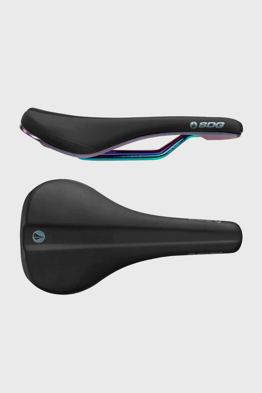 SDG Bel Air 3.0 Saddle Lux - Black Microfibre / Oil Slick