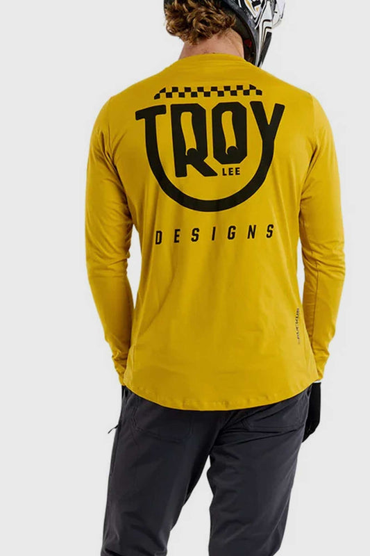 Troy Lee Designs Ruckus Ride LS Tee - Eyez Safron