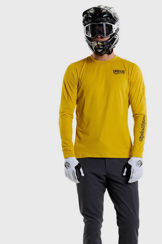 Troy Lee Designs Ruckus Ride LS Tee - Eyez Safron