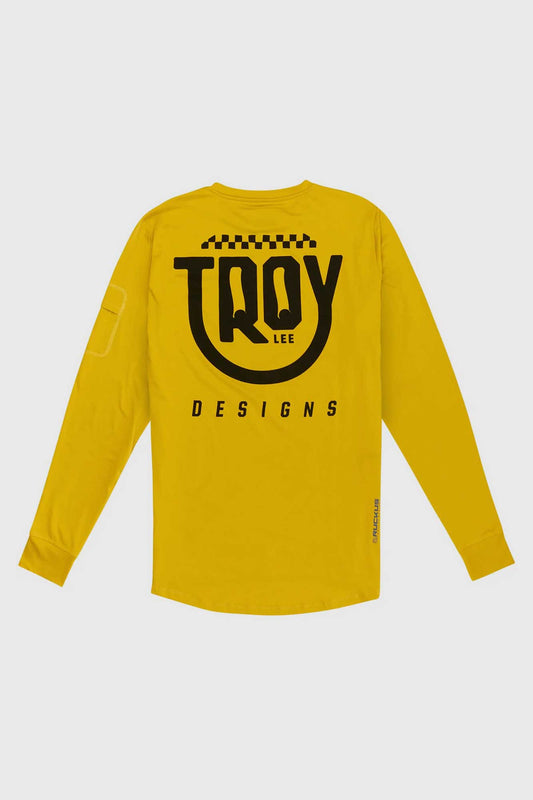 Troy Lee Designs Ruckus Ride LS Tee - Eyez Safron