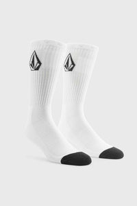 Volcom Full Stone Sock 3 Pack - White