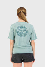 Load image into Gallery viewer, Mons Royale Womens Icon Relaxed Tee - Washed Sage