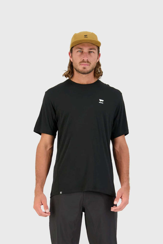 Mons Royale Tarn Merino Shift T-Shirt - Black