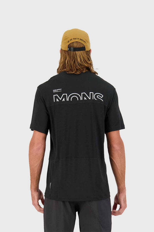 Mons Royale Tarn Merino Shift T-Shirt - Black