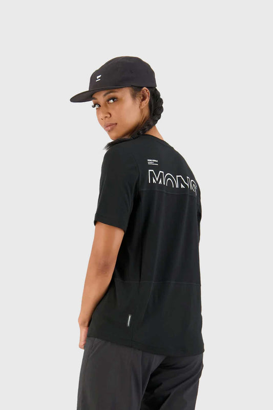 Mons Royale Womens Tarn Merino Shift Tee - Black