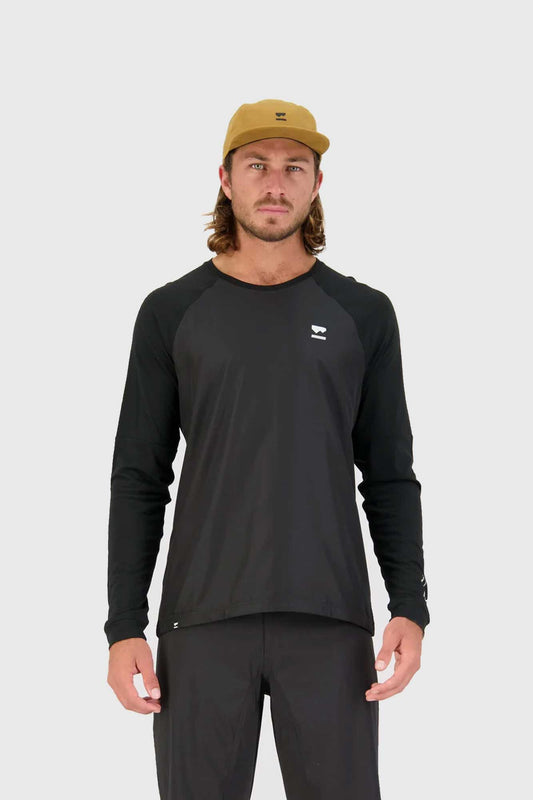 Mons Royale Tarn Merino Shift Wind Jersey - Black