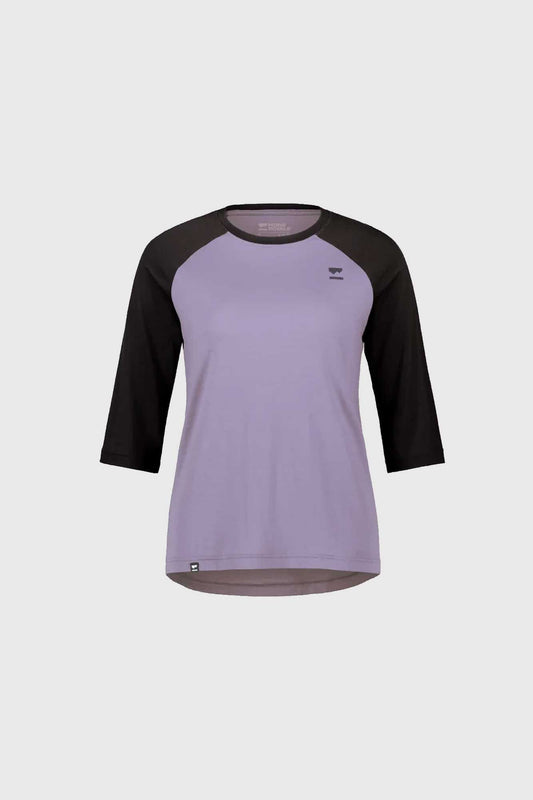 Mons Royale Womens Tarn Merino Shift Raglan 3/4 - Thistle