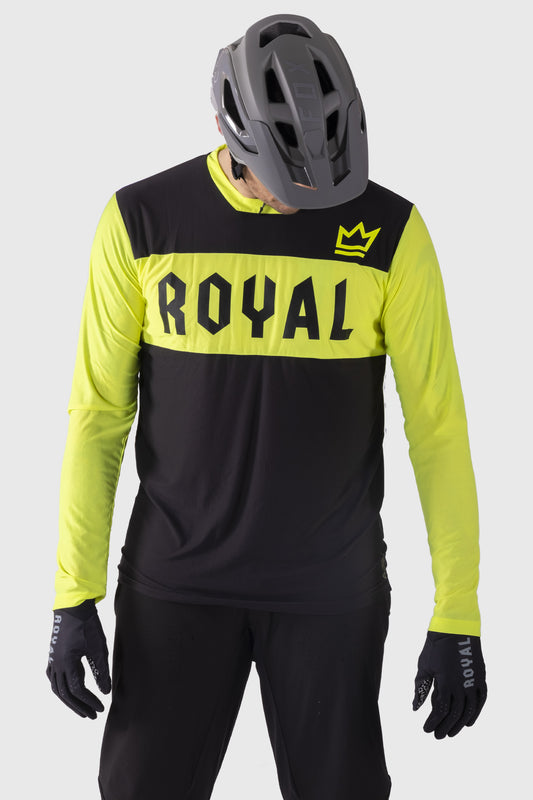 Royal Apex Jersey - Flo Yellow / Black