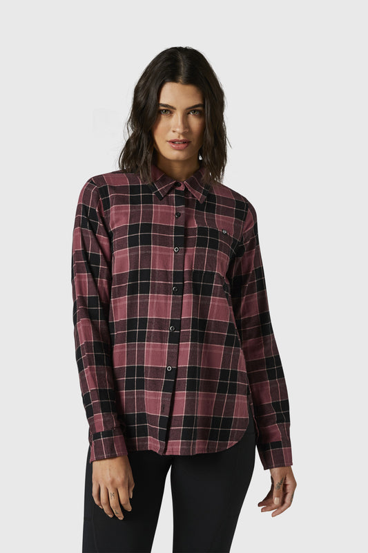 Fox Womens Pines Flannel - Purple Haze