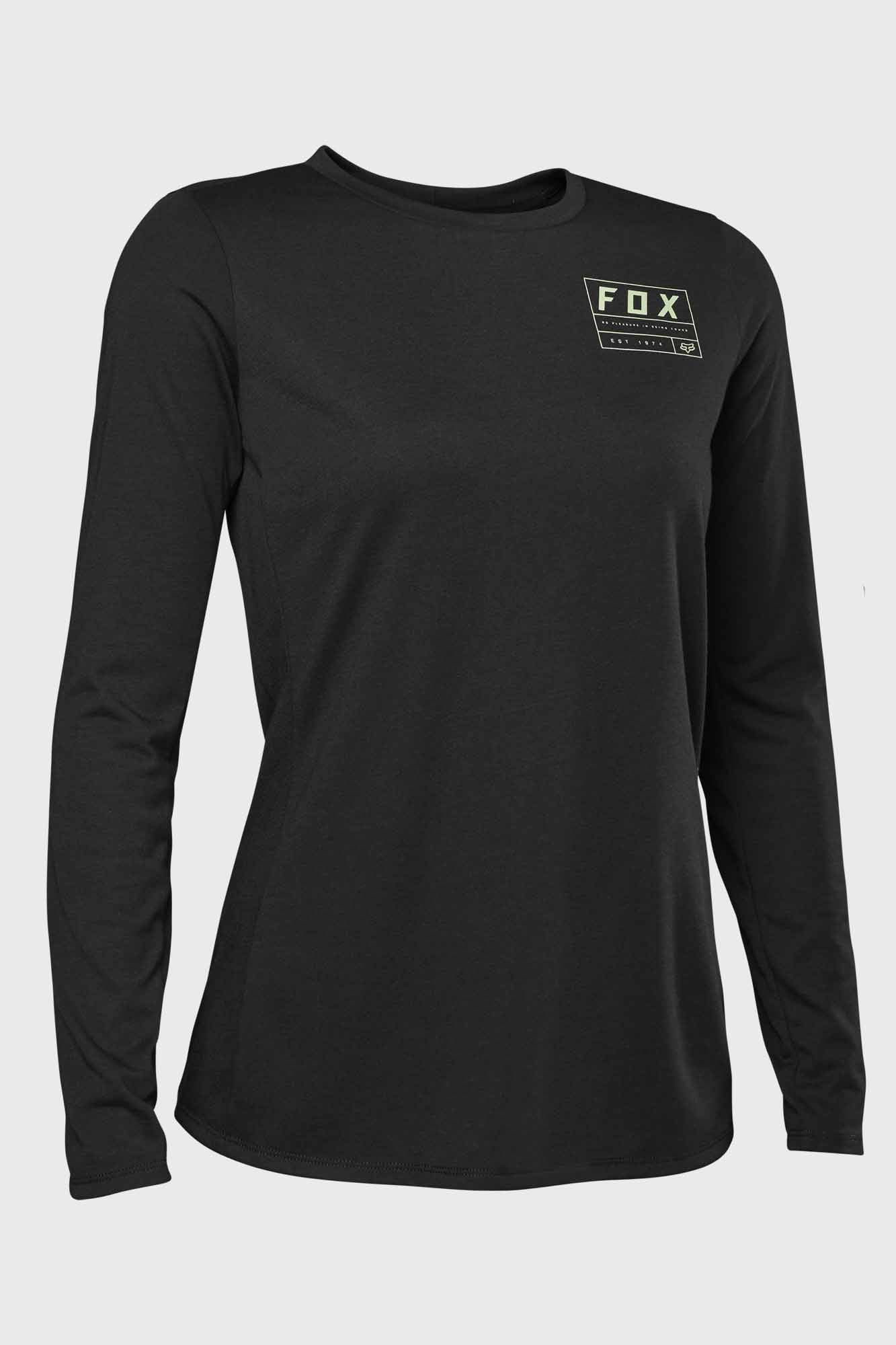 Fox Ranger Dri-Release Long Sleeve Womens Jersey - Black