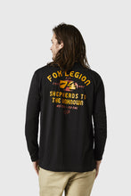 Load image into Gallery viewer, Fox At Bay LS Tech Tee - Black