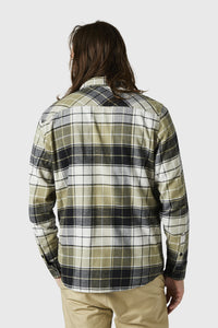 Fox Grainz Utility Flannel Shirt - Bark