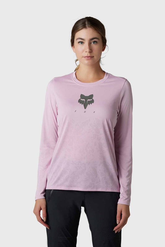 Fox Womens Ranger Tru Dri Long Sleeve Jersey - Blush