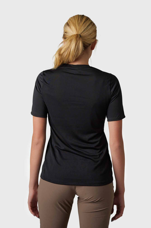 Fox Womens Ranger Tru Dri Short Sleeve Jersey - Black