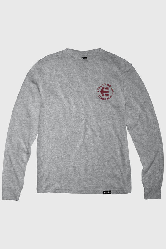 Etnies Since 1986 Long Sleeve Tee - Charcoal