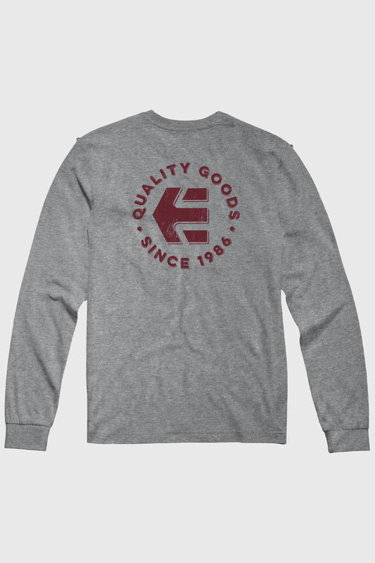 Etnies Since 1986 Long Sleeve Tee - Charcoal