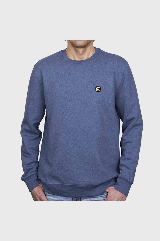 Burgtec Icon Sweater - Dark Heather Blue